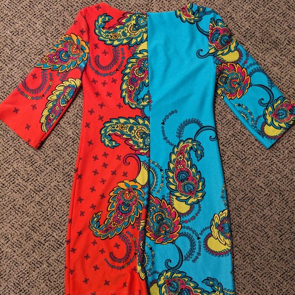 Muse Paisley Shift Dress - Picture 3 of 3